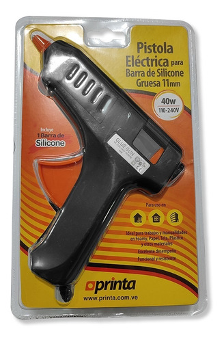 Pistola De Silicón Eléctrica Barra Gruesa 11mm 