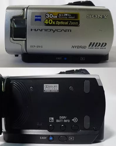 Imagem 4 de 6 de Filmadora Sony Dcr-sr45 Vga  Zoom Optico 40x