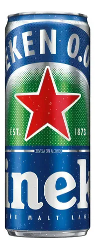 Cerveza Heineken Sin Alcohol 0.0% Lata 355ml