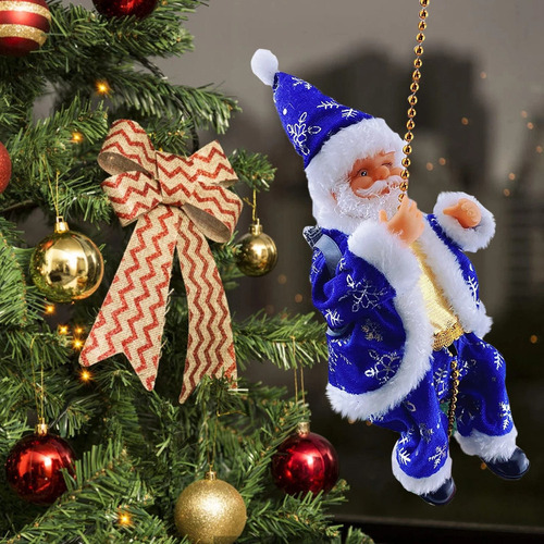 ( Papá Noel Escalador, Juguete Eléctrico De Papá Noel,