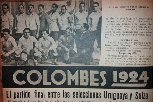 Revista Mundo Uruguayo Homenaje Fútbol 1924 1928 1930 1935