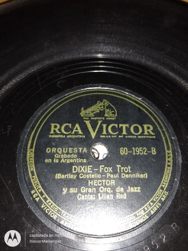 Pasta Hector Lilian Red Rca Victor C125