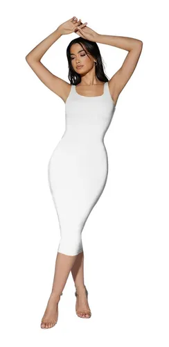 Nylon Bailarín Hollywood Vestido Lapiz Blanco | MercadoLibre 📦