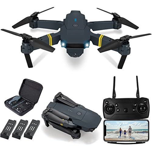 Ttbd Toys - Drone Con Cámara 4k, Plegable, Wifi Fpv