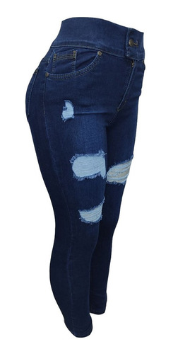 Imagen 4 de 9 de Pantalon Jean De Dama Corte Alto