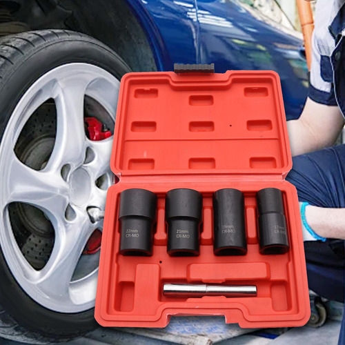 Kit De Herramientas De Enchufe Giratorio De Impacto, 5 Uds.,