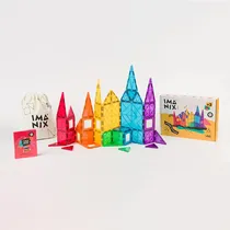 Comprar Imanix Juego Bloques Magnéticos Construccion Square 60 Piez Cantidad De Piezas 59