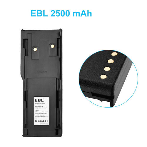 Ebl Motorola Hnn8148 Hnn8148a Pilas De Repuesto Para Radio P