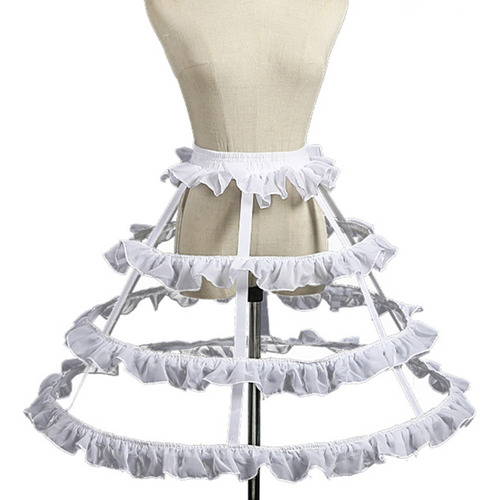(2 #mold) Underskirt Petticoat Cage 2/3/4/5 Aros Para Mujer