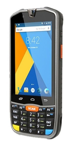 Imagen 2 de 5 de Colector De Datos Android Unnion Pm66 2d Wifi Tclado