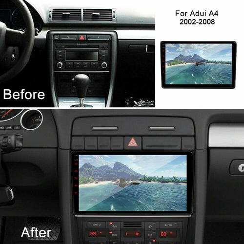 Pantalla Audi A4 2002-2008 Carplay Estereo 4+64 Android 14
