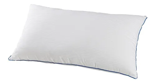 Almohada Hotelera King Size Vellón Siliconado Etiqueta Negra 90 x 50cm