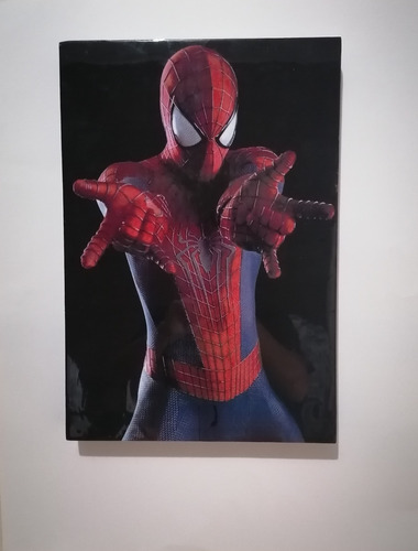 Cuadro Decorativo De Spider-man Hombre Araña  29.5 X 43 Cm