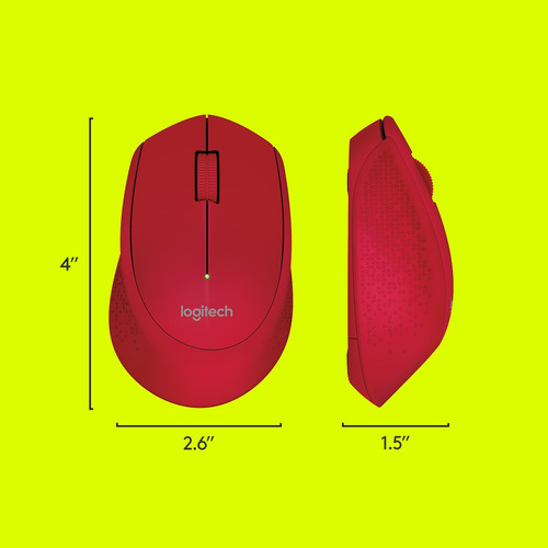 Mouse Inalambrico Logitech M280 Rojo