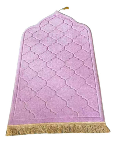 Alfombra De Oración Floormat Grueso Multifuncional Púrpura