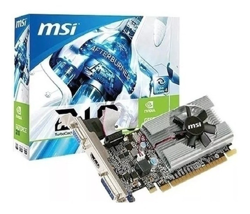 Placa De Video Msi Geforce Gt 210 1gb Ddr3 64 Vga/dvi/hdmi