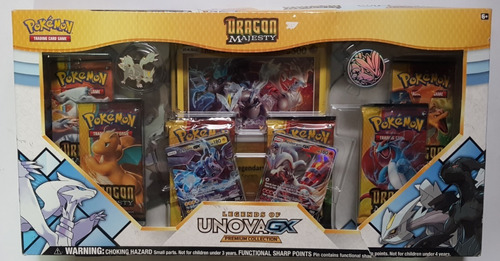 Pokemon Tcg Dragon Majesty Legends Of Unova Gx Premium Coll