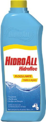 Clarificante Decantador Hidrofloc Floculante Hidroall 1l