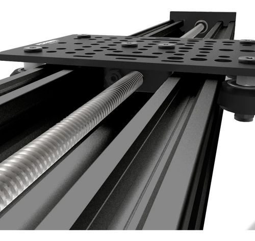 Atuador Linear Fuso C/ Perfil Estrutural Aluminio 500mm