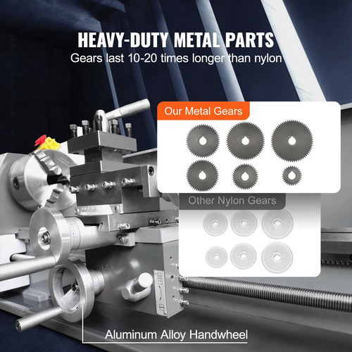Mini Torno De Corte Metal Precision Para Barras 8x29.5 PuLG