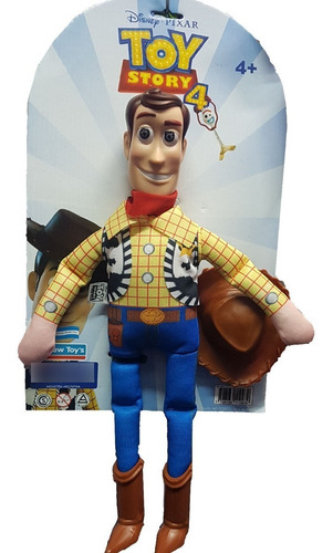 Woody Toy Story 4 Muñeco De Tela Mide 40cm Disney