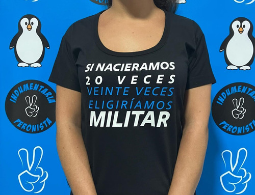 Remera Si Nacieramos 20 Veces 20 Veces Exigiríamos Militar 