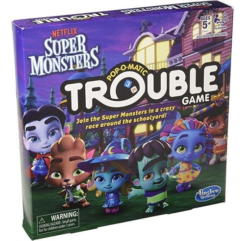 Hasbro Games Trouble: Netflix Super Monsters Edition Juego D