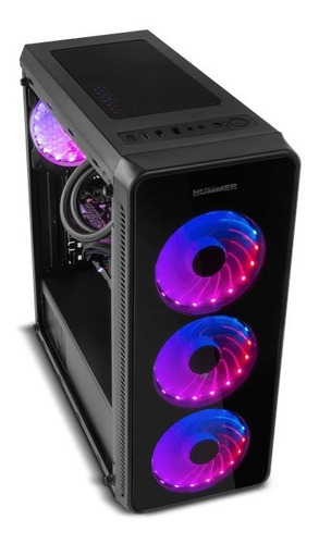 Gabinete Gamer Nox Hummer Tgm 4x Argb Fan Atx Case