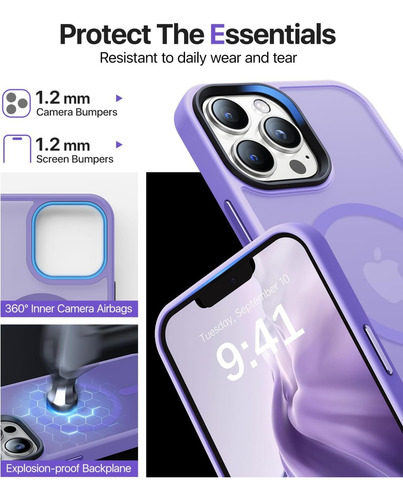 Magnetic For iPhone 13 Pro Max Case, Compatible With Magsafe