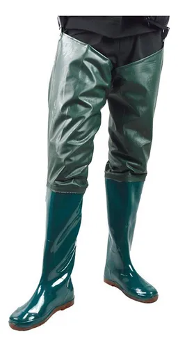 Pesca Waders Pvc Lluvia Gruesa Cadera Wader Impermeable Bota