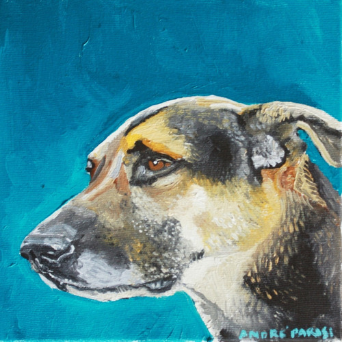 Imagem 6 de 10 de Retratos De Cães Sob Encomenda. Tamanho 20x20.
