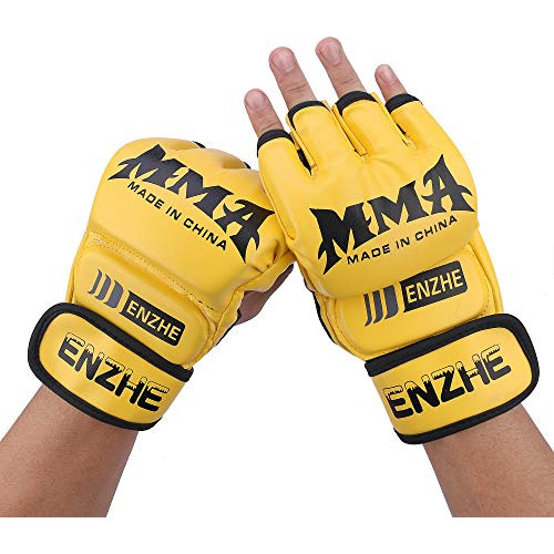 Mma Guantes Ufc Guantes De Boxeo Para Hombres Mujer Cuero M