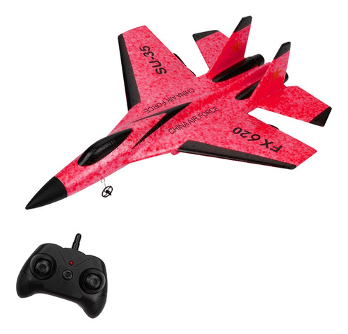 2.4g 2ch Aviones De Control Remoto Juguete Al Aire Rojo