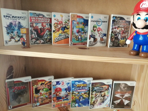  Nintendo Wii Juegos Originales, Mario, Zelda,mickey,sonic