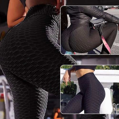 Calzas Leggins Push Up Levanta Cola Texturizadas Mujer