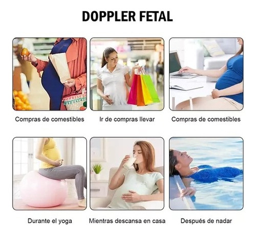 Fetal Doppler Monitor Para Bebe Aparato Monitor De Corazon
