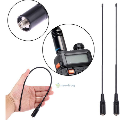 2pcs 430mhz Sma-hembra Radio Na-771 Alta Ganancia Antena Par