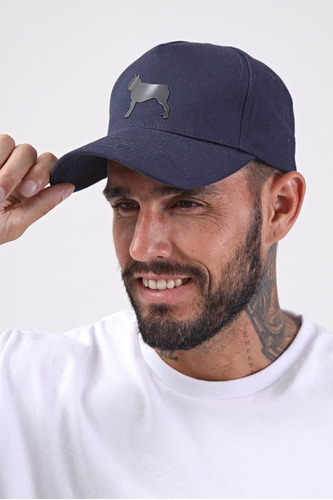 Gorra Bravo Jeans Chien De Gabardina Azul Noche