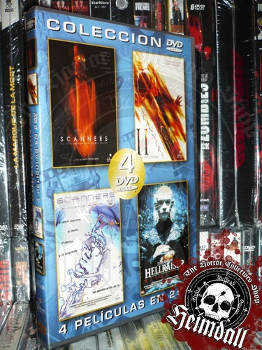 Trilogia Scanners + Hellraiser Bloodline Cronenberg Barker