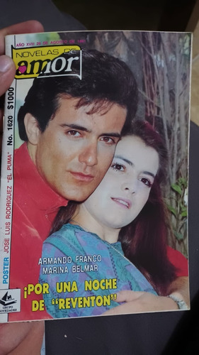 Marina Belmar, Armando Franco En Fotonovela Novelas De Amor
