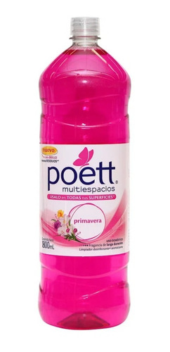 Limpiador Multisuperficies Poett 1800ml Primavera (6115)