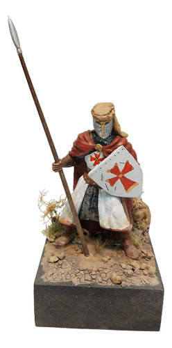 Figura De Coleccion 54mm O 1/32 Cruzado Templario Unica