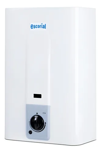 Calefón Escorial 14 L Gas Envasado Automát. S/piloto Blanco