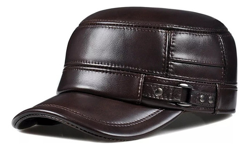 Gorro Invierno Hombre Orejas Masculinas Cuero Genuino