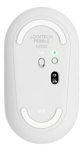 Mouse Wireless Bluetooth Logitech Pebble M350 Blanco