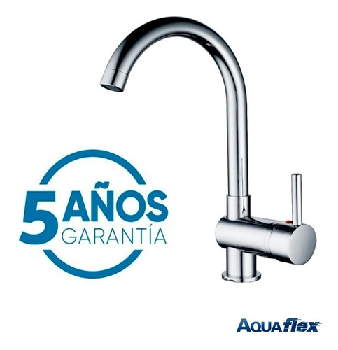 Imagen 2 de 5 de Canilla Griferia Monocomando Cocina Pico Alto 40 Mm Pesada