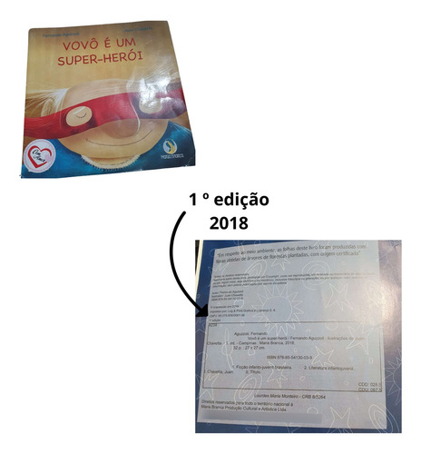 Livro Infatil Vovô É Um Super Herói 1 Edição 2018 Ftd Usado (Usado)