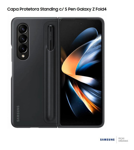 Capa Protetora Samsung Com Spen Para Galaxy Z Fold 4