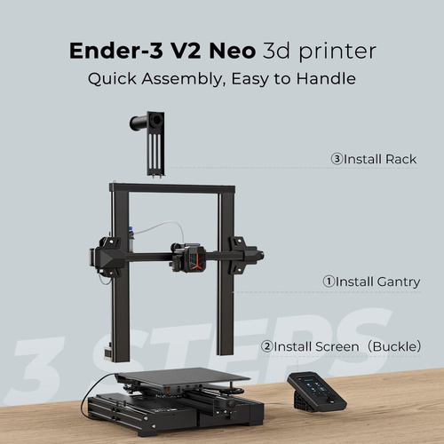 Impresora 3d Creality Ender-3 V2 Neo Nivelación Automática