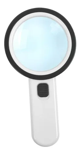 Amplia o 30x Lente Redonda Lupa Magnifier Handheld Para